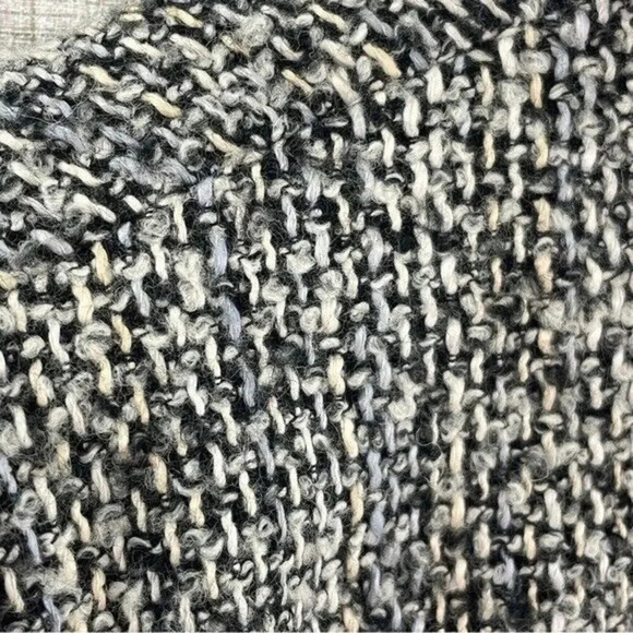 Valerie Stevens lines raw hem woven textured blazer Women's 10P. 8741/b - Picture 9 of 10